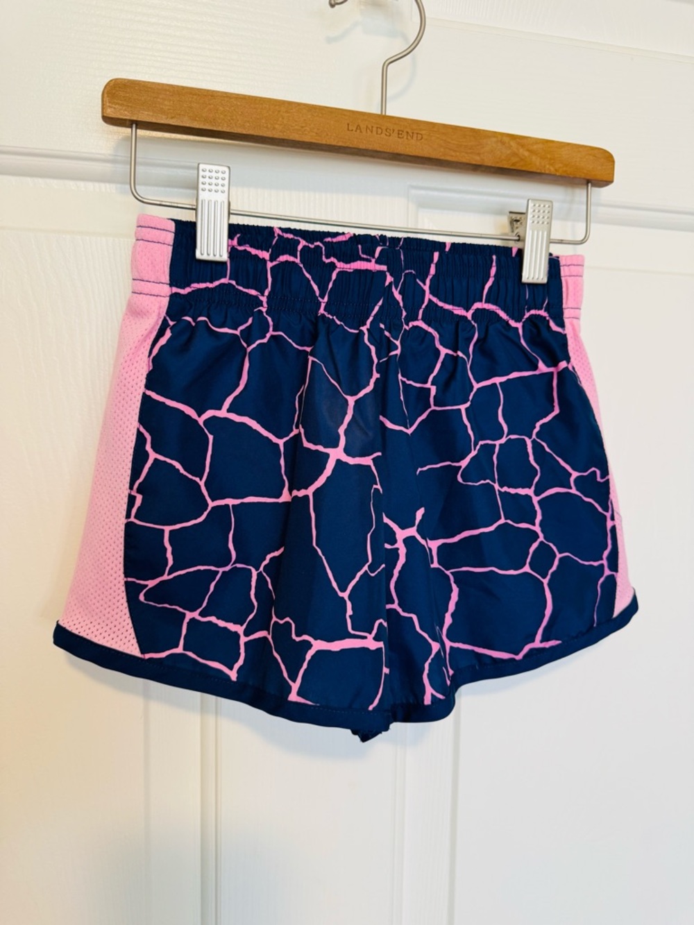 Danskin Now Navy with Pink Giraffe-Style Athletic Shorts